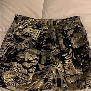 Black/gold skirt